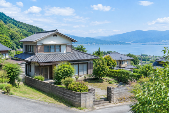 空き家リフォームによる賃貸活用をイメージした日本の戸建て住宅