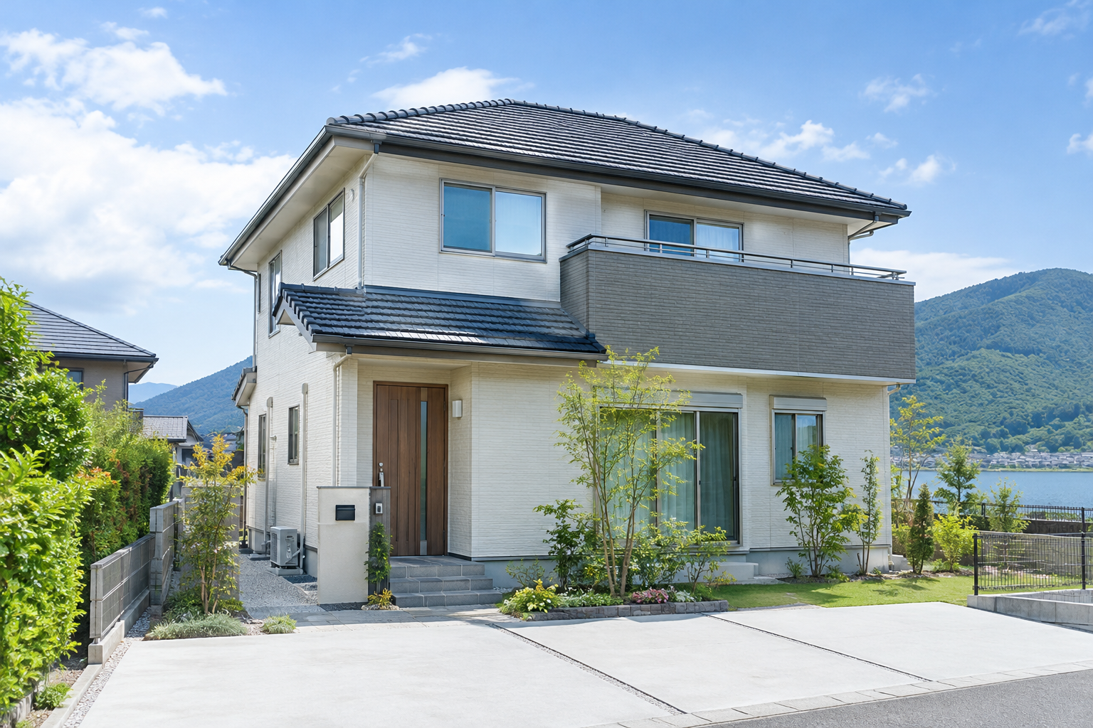 住宅リフォームをイメージする日本の戸建て住宅外観